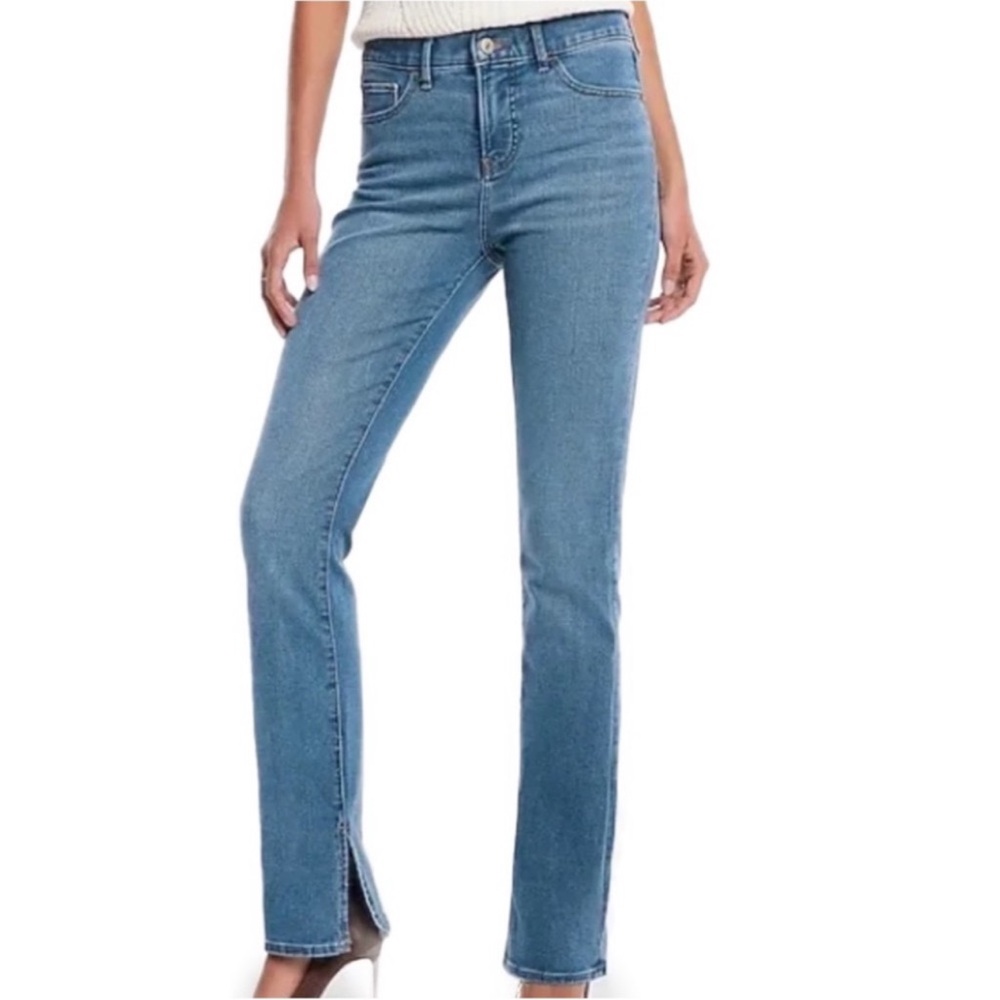 House of Harlow 1960 Super high-rise Straight Split Hem Jean